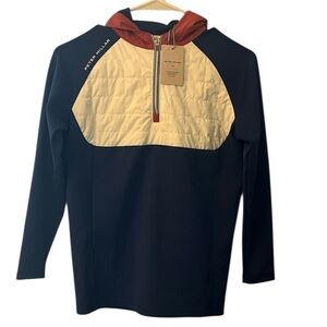 New with tags! Peter Millar Navy and White Pullover